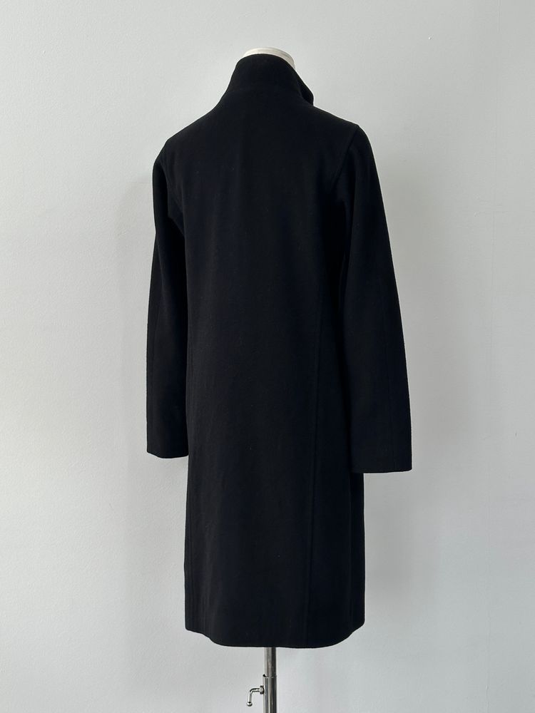 Immagine di Jaeger 2000s Wool High Neck Double Breasted Coat - S 3