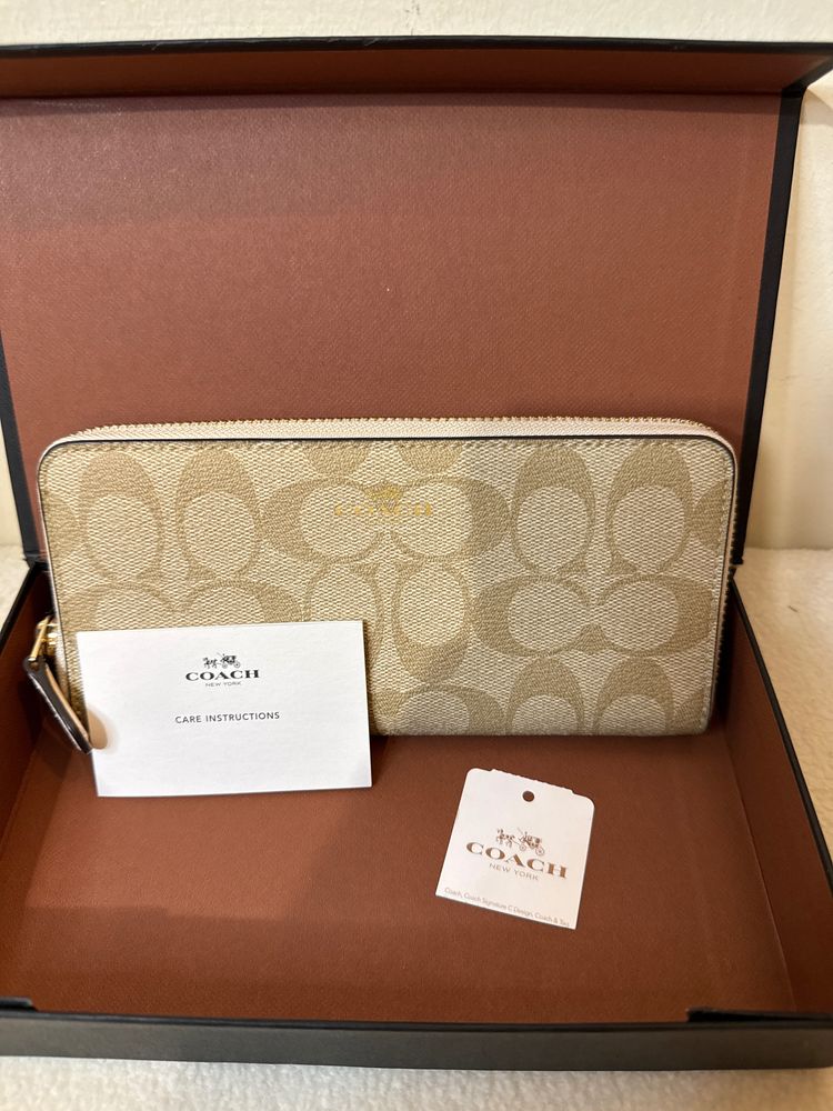 Coach Zip-Around Wallet