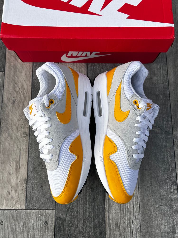 Nike Air Max 1 Essential Trainers - ‘University Sunset Yellow’ - Size UK 7, 8.5  image 7