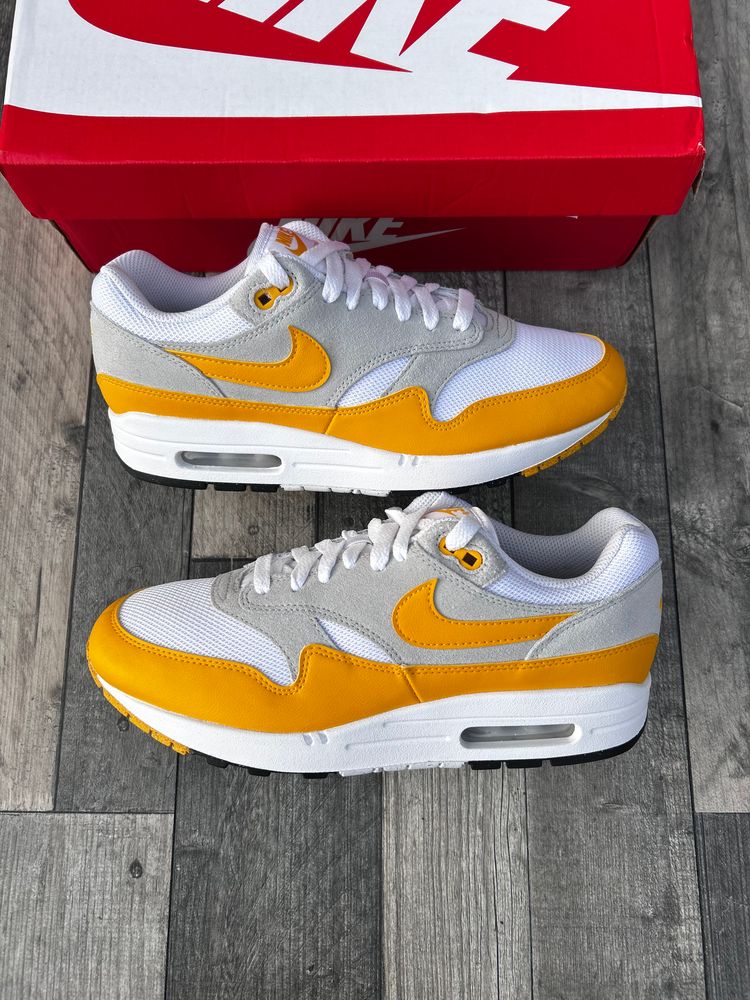 Nike Air Max 1 Essential Trainers - ‘University Sunset Yellow’ - Size UK 7, 8.5  image 3