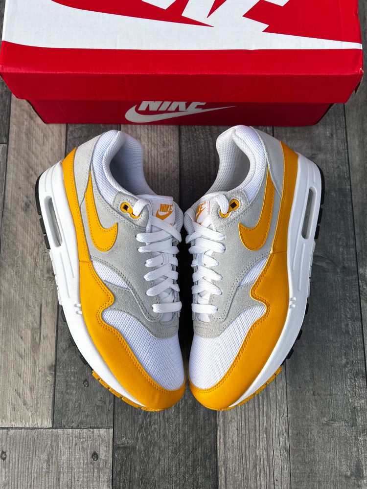 Nike Air Max 1 Essential Trainers - ‘University Sunset Yellow’ - Size UK 7, 8.5  image 6