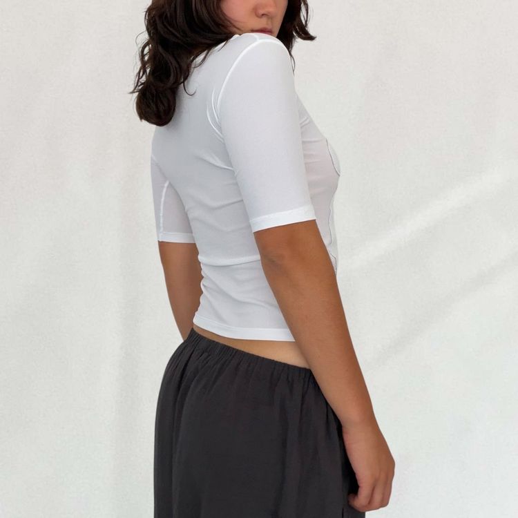 Marithé + François Girbaud 3/4 length sleeve top 3
