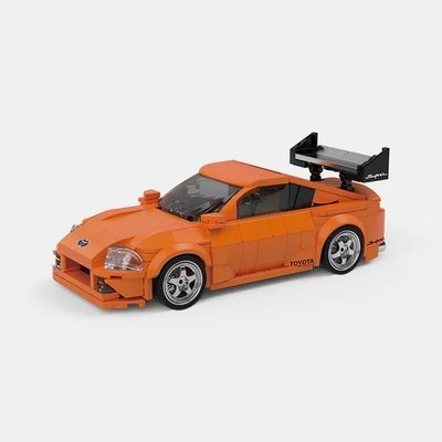 Power Build Bricks Toyota Supra MK4 A80 (Official Toyota) Toy Brick Car - 358pc