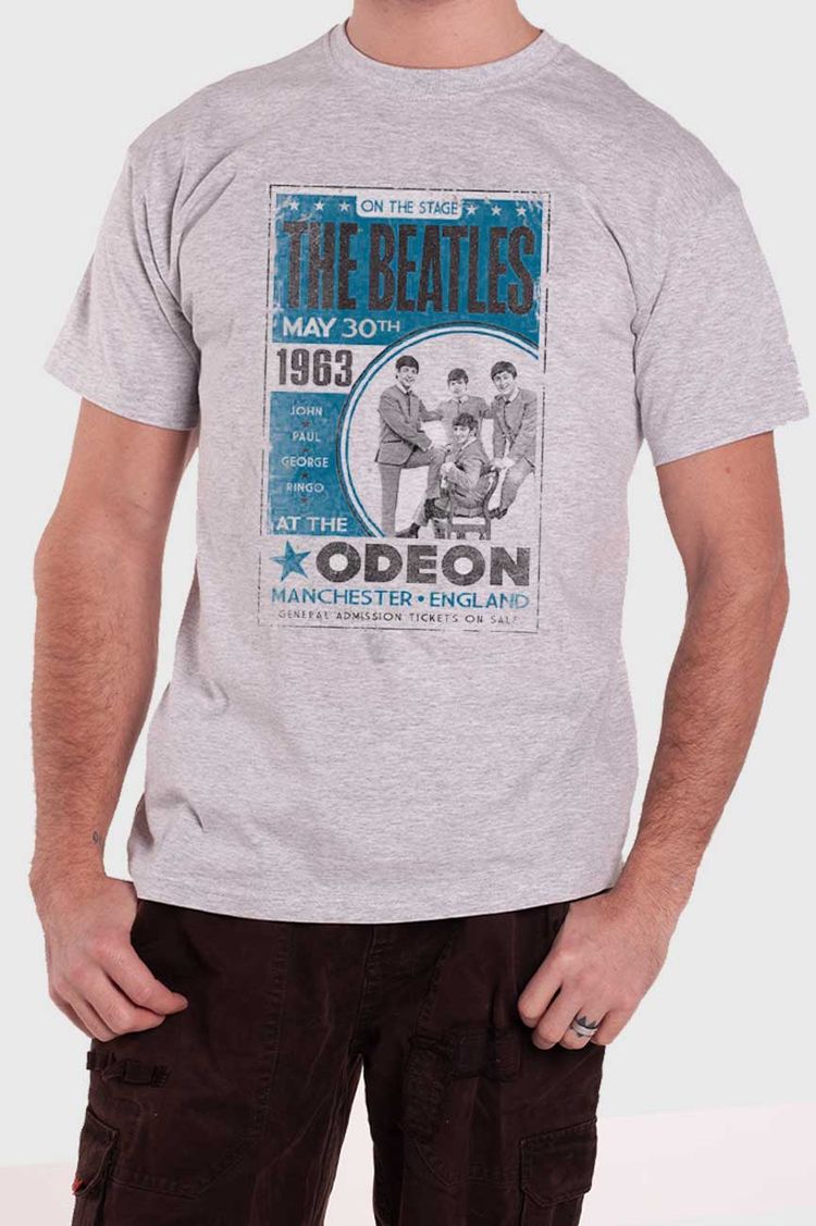 The Beatles Live Odean Manchester 1963 Poster Tee 2