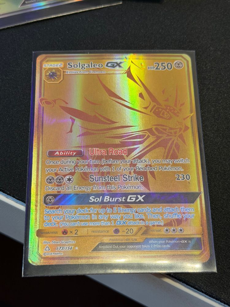 Solgaleo Gx Pokémon Card