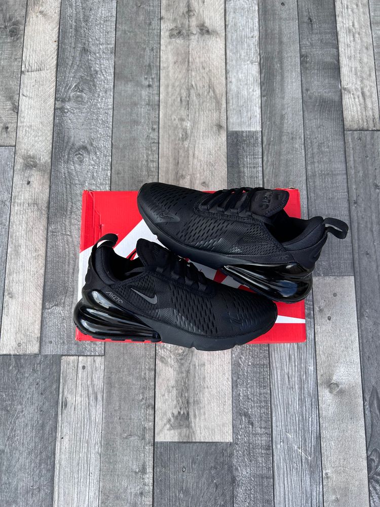 Nike Air Max 270 Trainers - ‘Triple Black’ - Size UK 6 (EU40) 2