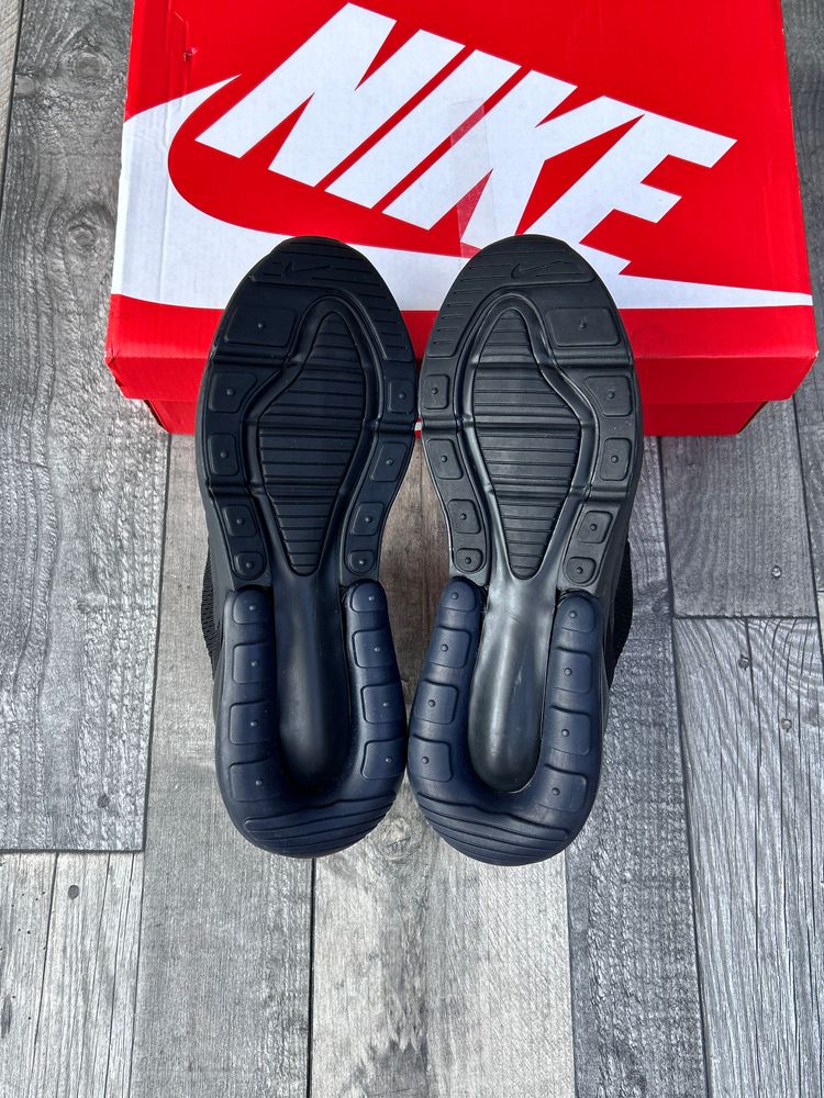 Nike Air Max 270 Trainers - ‘Triple Black’ - Size UK 6 (EU40) 8