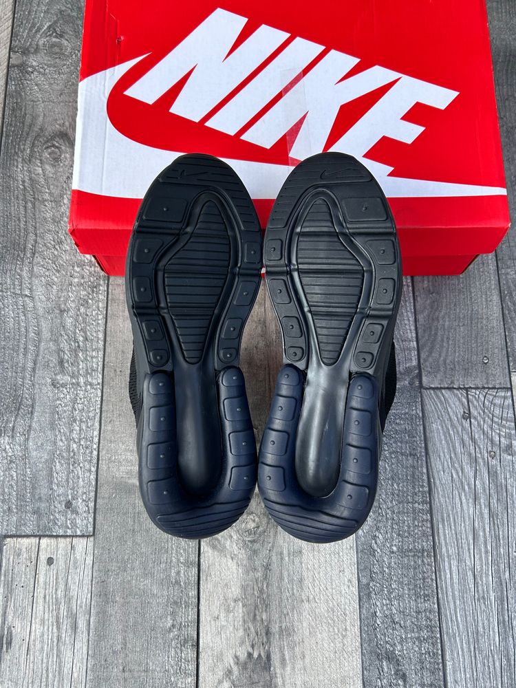 Nike Air Max 270 Trainers - ‘Triple Black’ - Size UK 6 (EU40) 7