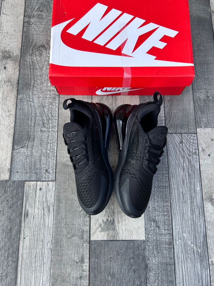 Nike Air Max 270 Trainers - ‘Triple Black’ - Size UK 6 (EU40) 6