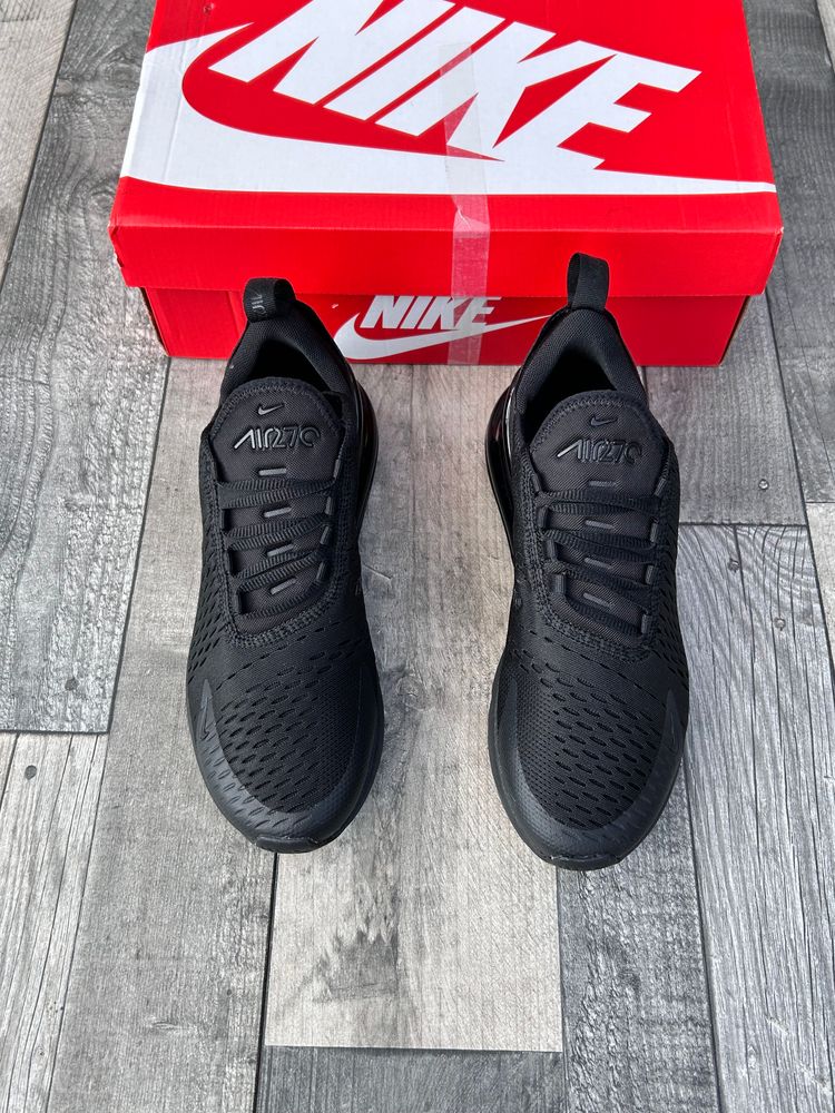 Nike Air Max 270 Trainers - ‘Triple Black’ - Size UK 6 (EU40) 3