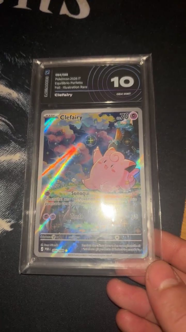 Pokemon Clefairy 094/088 [Pokemon 2026 It] CGC 10 image 1