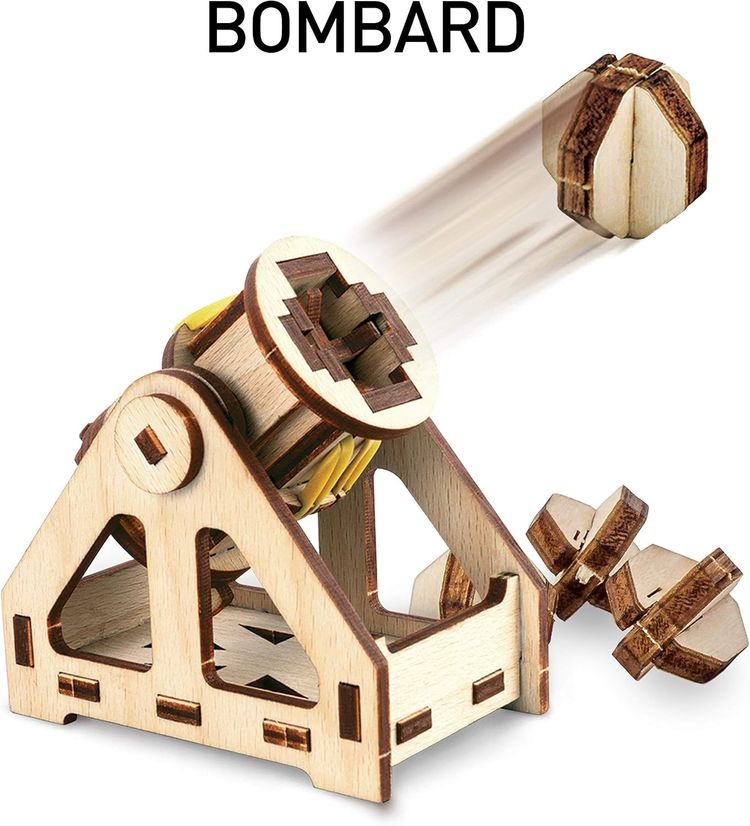 Da Vinci'S Inventions Battalion Wooden Model Kit imagen 2