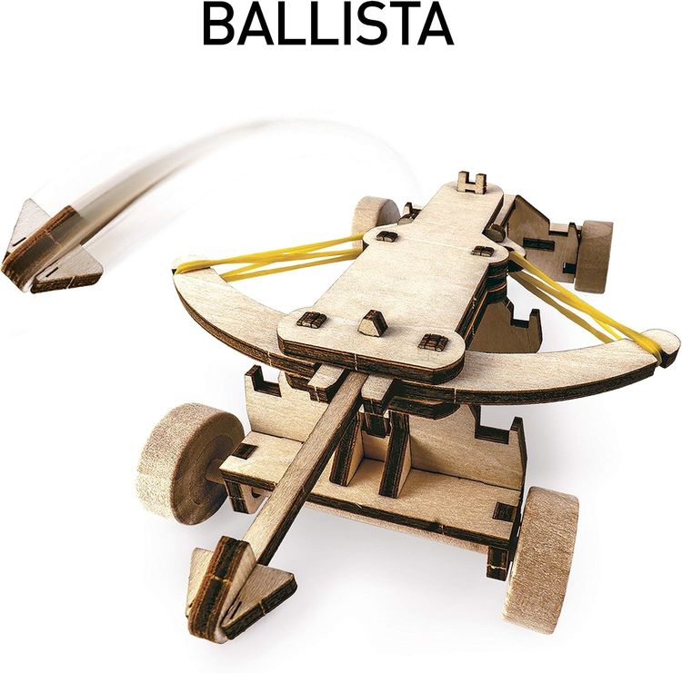 Da Vinci'S Inventions Battalion Wooden Model Kit imagen 3
