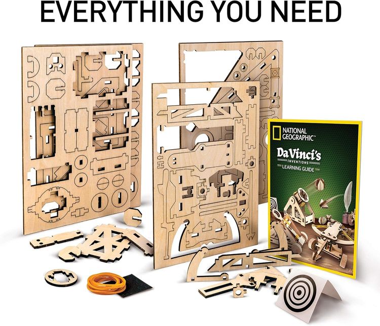 Da Vinci'S Inventions Battalion Wooden Model Kit imagen 4