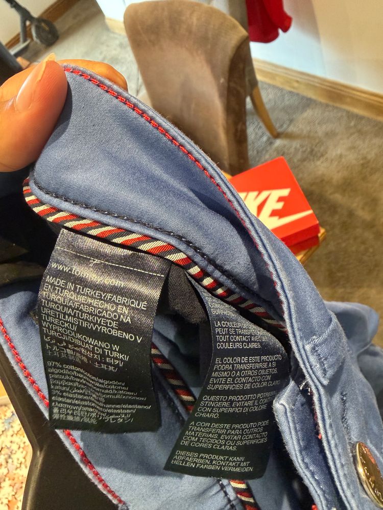 Genuine Tommy Hilfiger Milan Slim Fit trousers in a stylish blue colourway. Perfect for smart casual wear, work, office, travel or everyday use. image 7