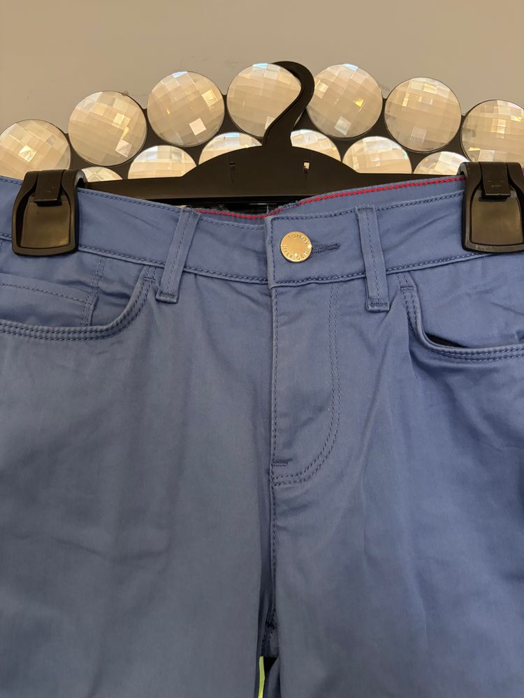 Genuine Tommy Hilfiger Milan Slim Fit trousers in a stylish blue colourway. Perfect for smart casual wear, work, office, travel or everyday use. image 2