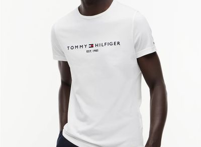 TOMMY HILFIGER ORGANIC WHITE T-SHIRT RRP £45