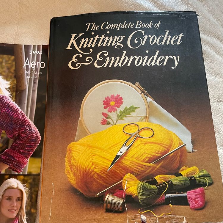 Vintage The Complete Book of Knitting, Crochet & by Pam Dawson  image 2