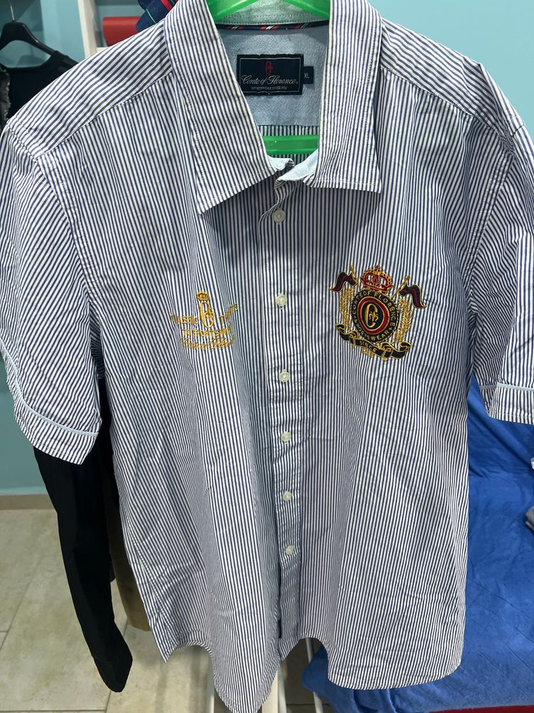 Nautica Striped Button-Up Shirt