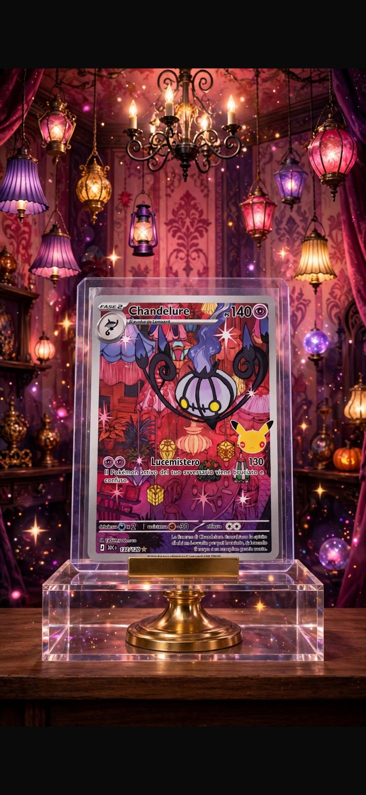 Chandelure Pokémon Card imagen 1