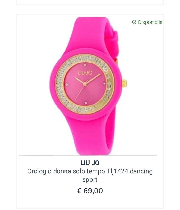 Liu Jo Women'S Solo Time Watch Dancing Sport