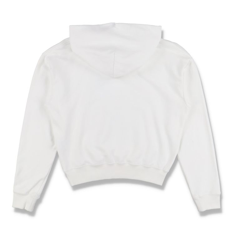 Off-White White Mona Lisa Logo Oversized Hoodie 9