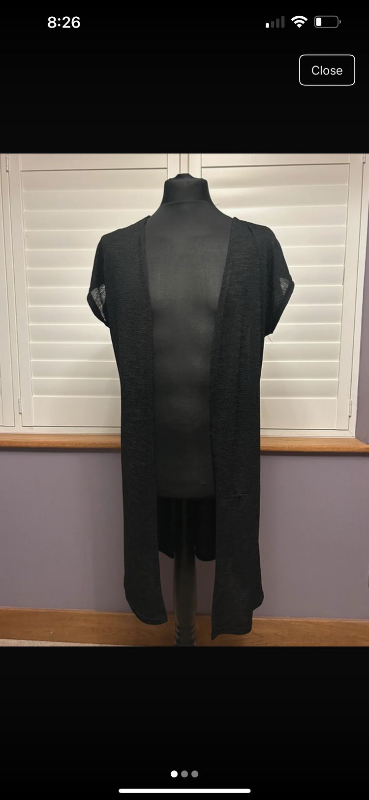 Maya Maya Black Open-Front Cardigan product image