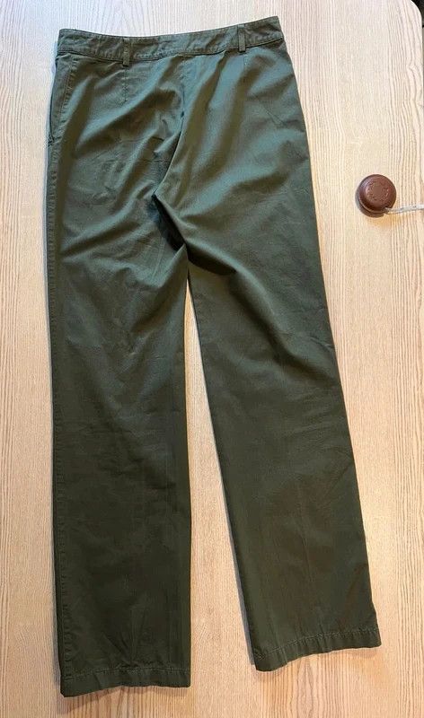 Lacoste – Olive Green 100% Cotton Chino Trousers – Straight Leg – Size 38 - 130€ image 4