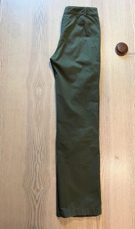 Lacoste – Olive Green 100% Cotton Chino Trousers – Straight Leg – Size 38 - 130€ image 3