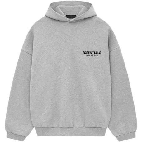 ESSENTIALS/Light Heather Hoodie/FW24