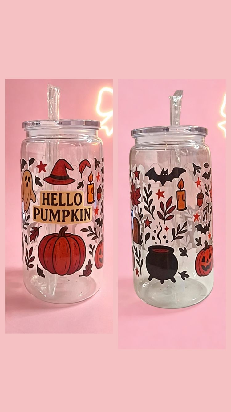 Other Halloween-Themed Clear Tumbler With Straw product image