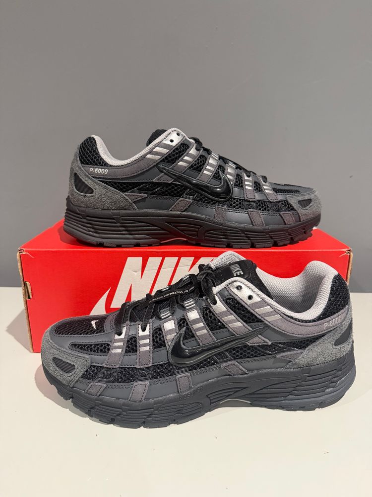 Nike P-6000 Suede Anthracite Metallic Silver – UK 8.5 image 1