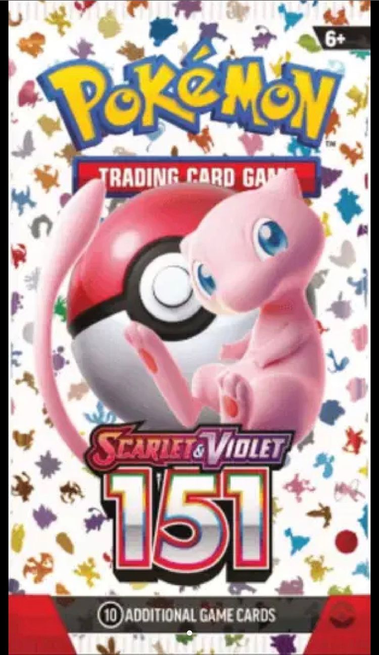 Pokemon Trading Card Game Scarlet & Violet 151 Booster Pack Rip&Ship
