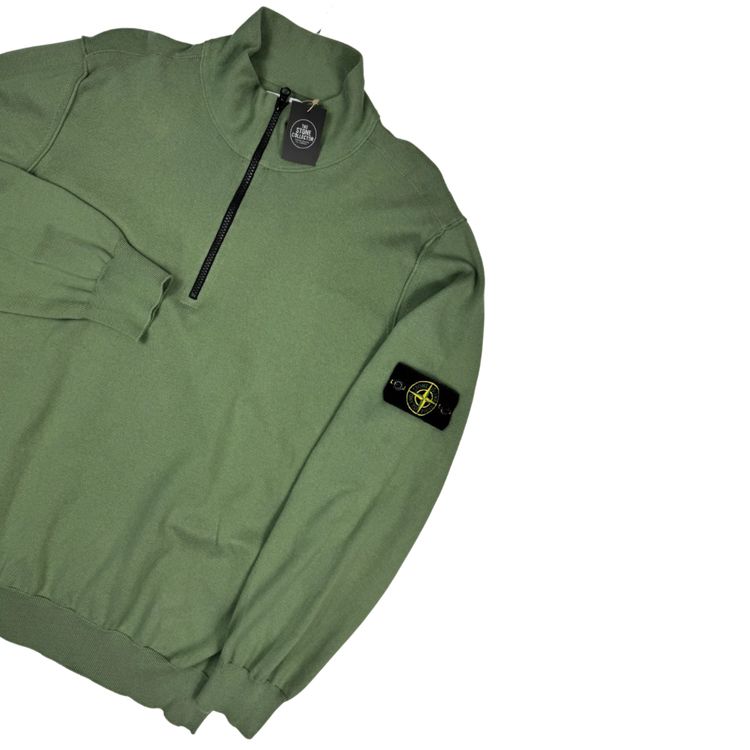 Jersey Half-Zip Stone Island verde - talla 3XL imagen 4