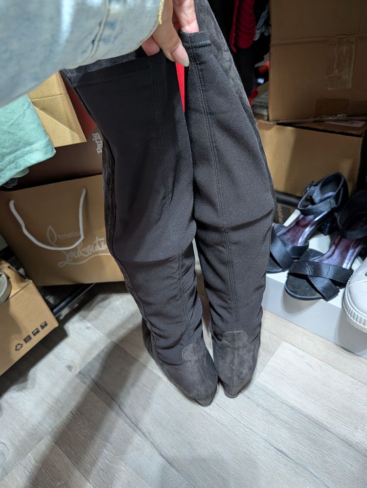 Immagine di Stuart Weitzman Wedge Knee-High Boots 4