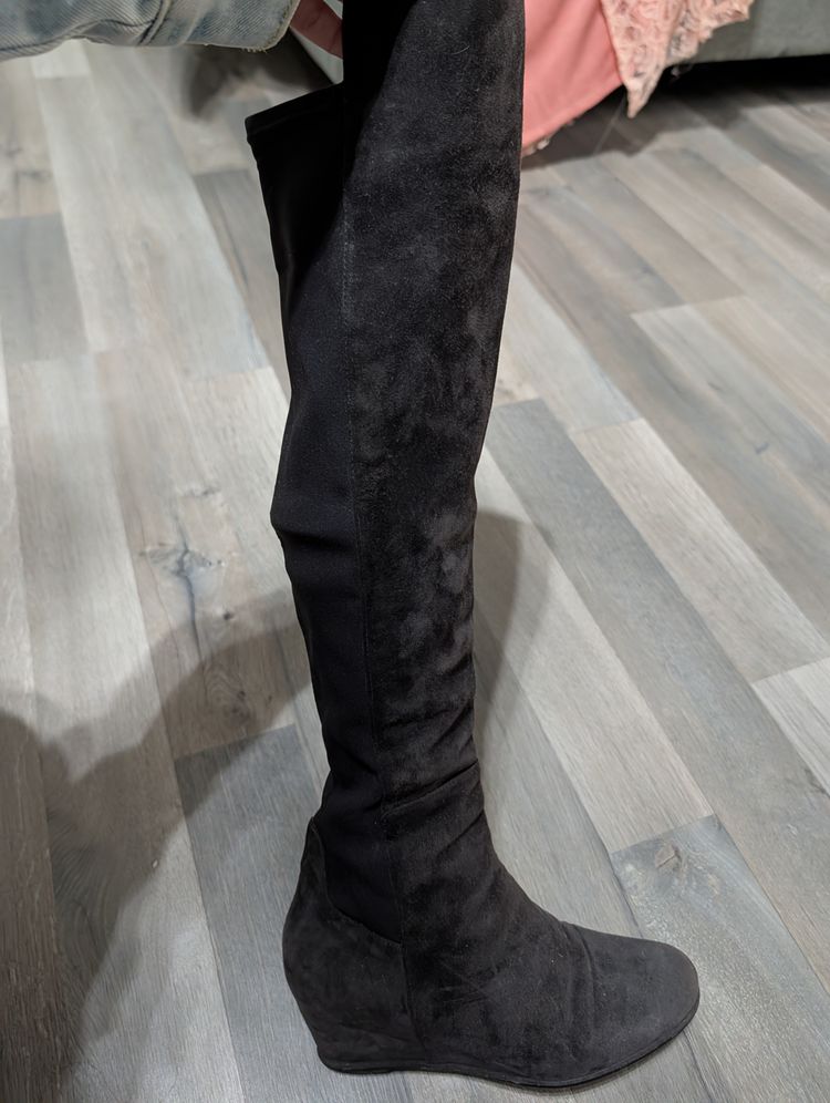 Immagine di Stuart Weitzman Wedge Knee-High Boots 2