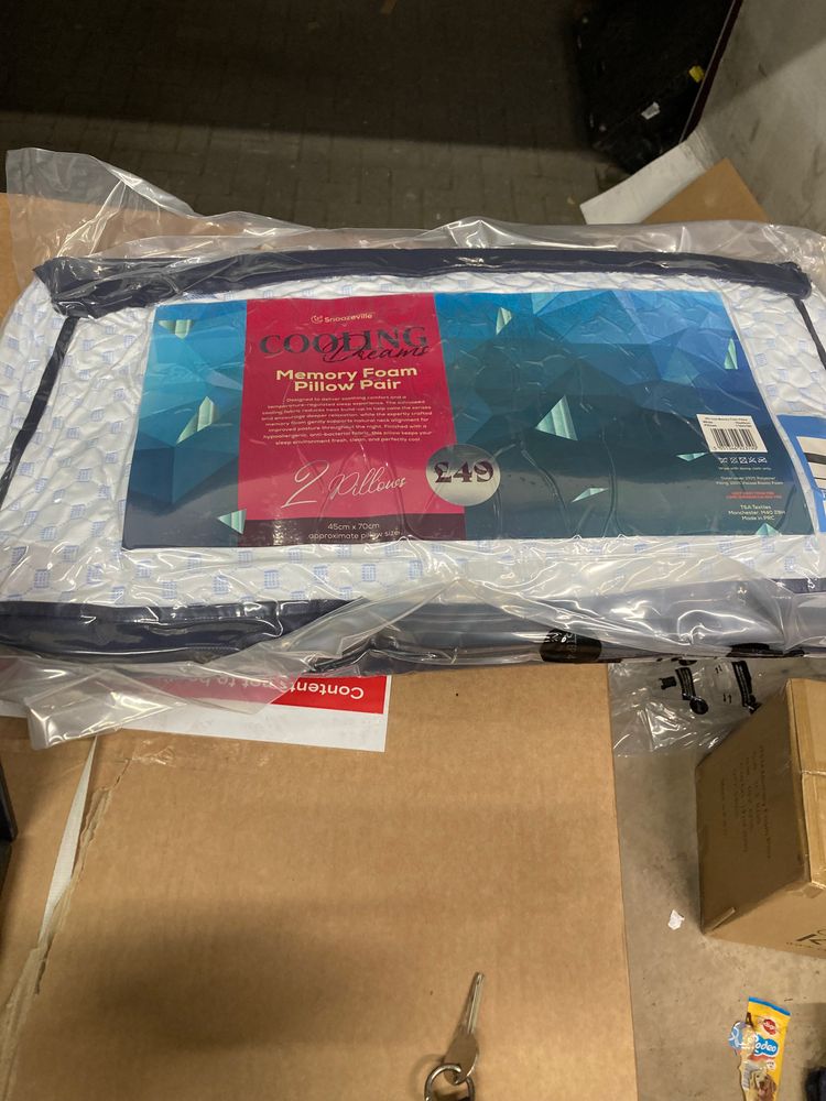 snoozeville 2 pack cooling pillow 