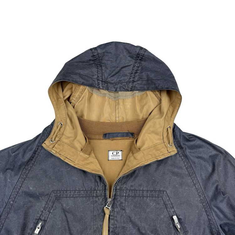 CP Company Vintage Denim 2002 Lino Flax Hooded Jacket- Medium (48) image 10