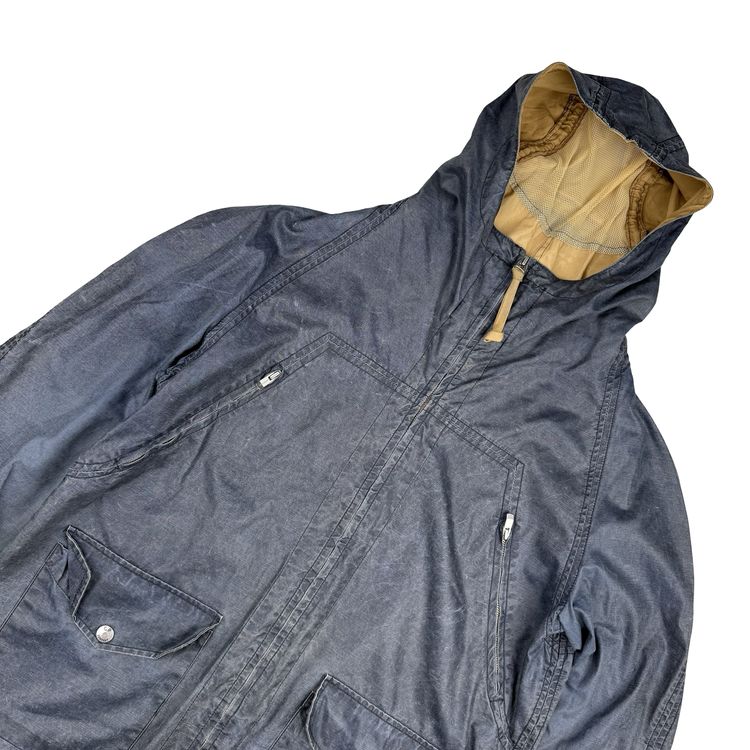 CP Company Vintage Denim 2002 Lino Flax Hooded Jacket- Medium (48) image 5