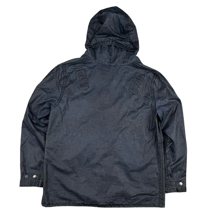 CP Company Vintage Denim 2002 Lino Flax Hooded Jacket- Medium (48) image 4