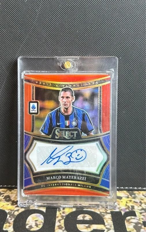 Panini Marco Materazzi Signed Football Trading Card product image