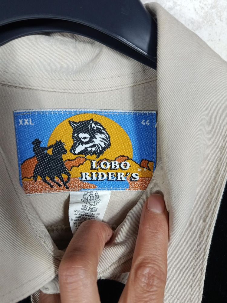 Camicia Western Lobo Rider's – XXL – Men Vintage image 2