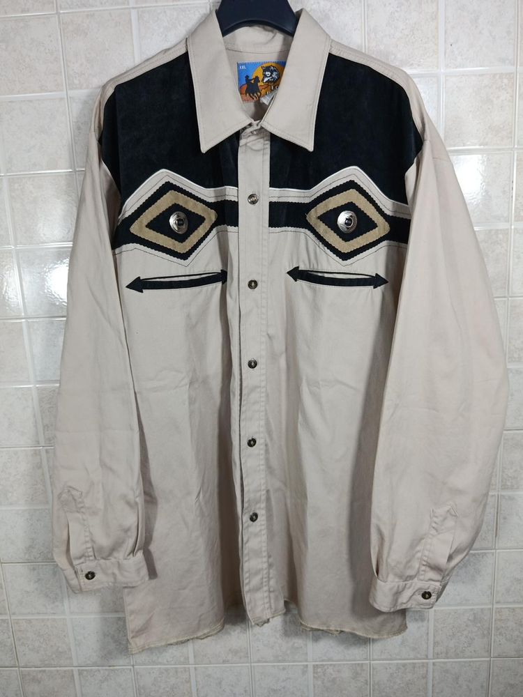 Camicia Western Lobo Rider's – XXL – Men Vintage
