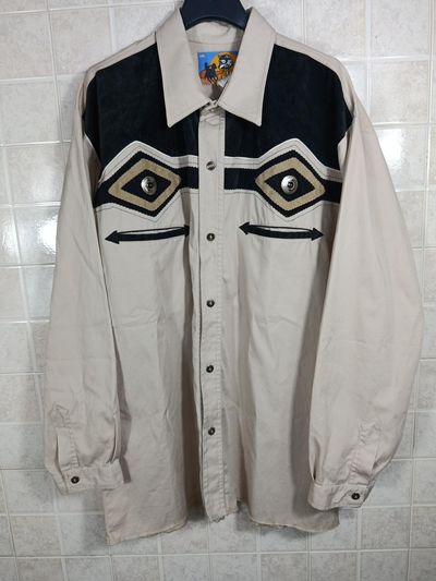 Camicia Western Lobo Rider's – XXL – Men Vintage