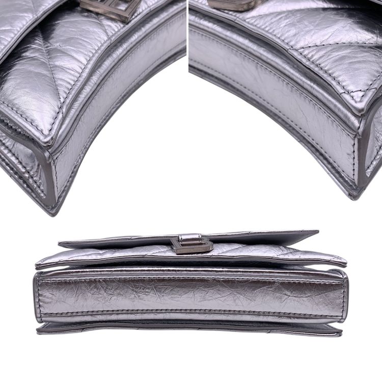 Immagine di Balenciaga Leather Shoulder Bag Crush 4