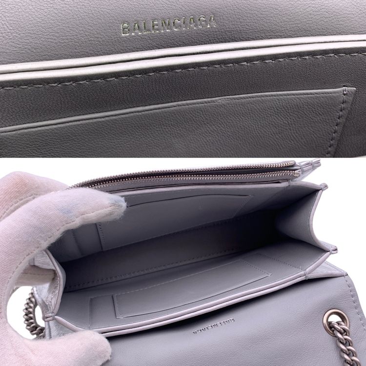 Immagine di Balenciaga Leather Shoulder Bag Crush 2