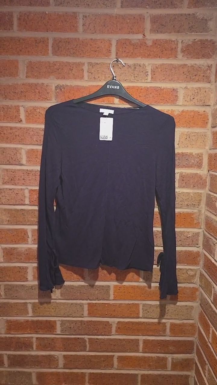 H&M Sleeved Sheer Black Mesh Top image 1