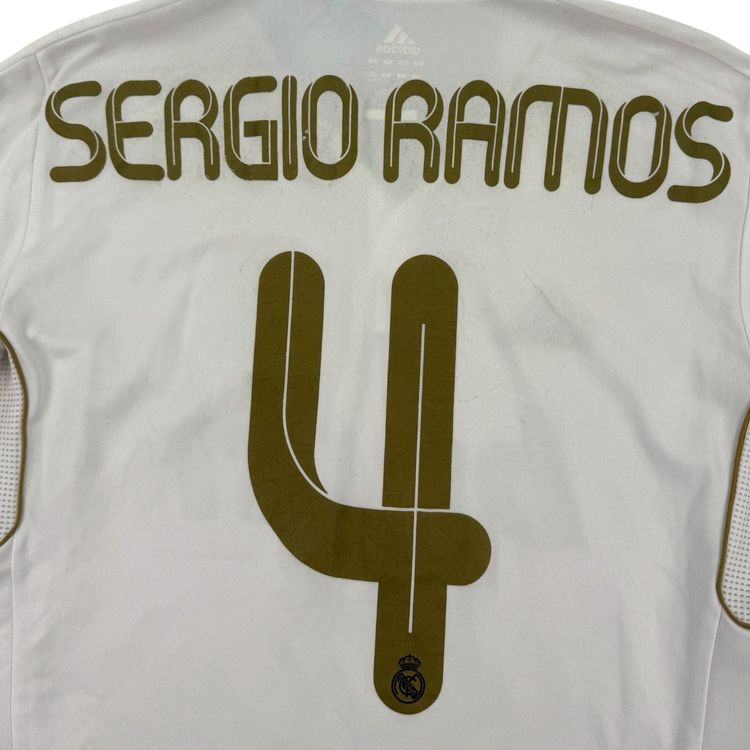 Real Madrid 2011 Home Shirt, Sergio Ramos 4 (M) image 4