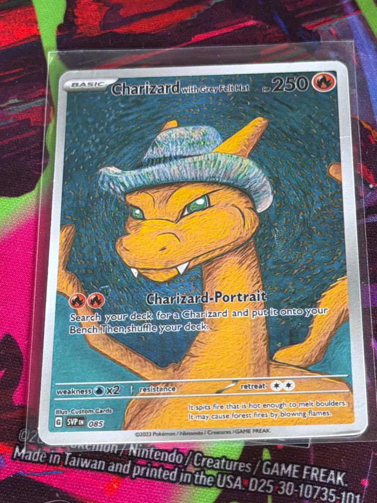 Charizard Portrait Card