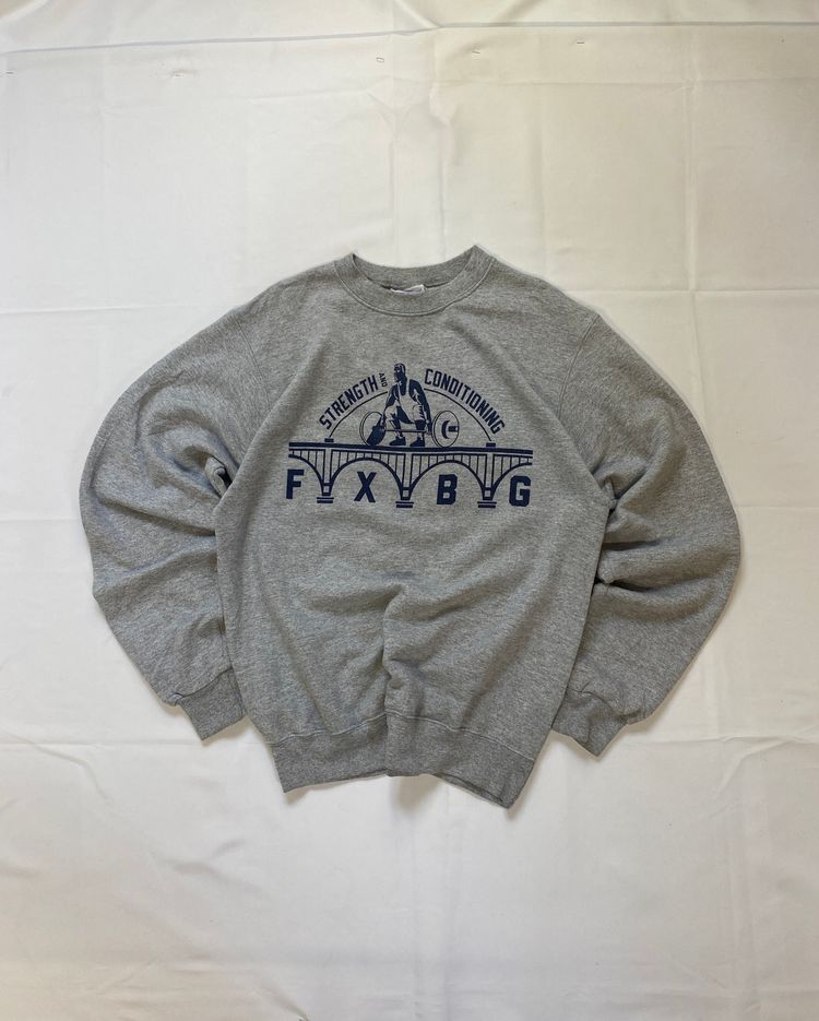 Champion FXBG Strength & Conditioning Crewneck Sweatshirt - Grey (Small) image 1